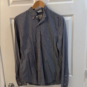 J. Crew Classic Gray Button-Down Shirt